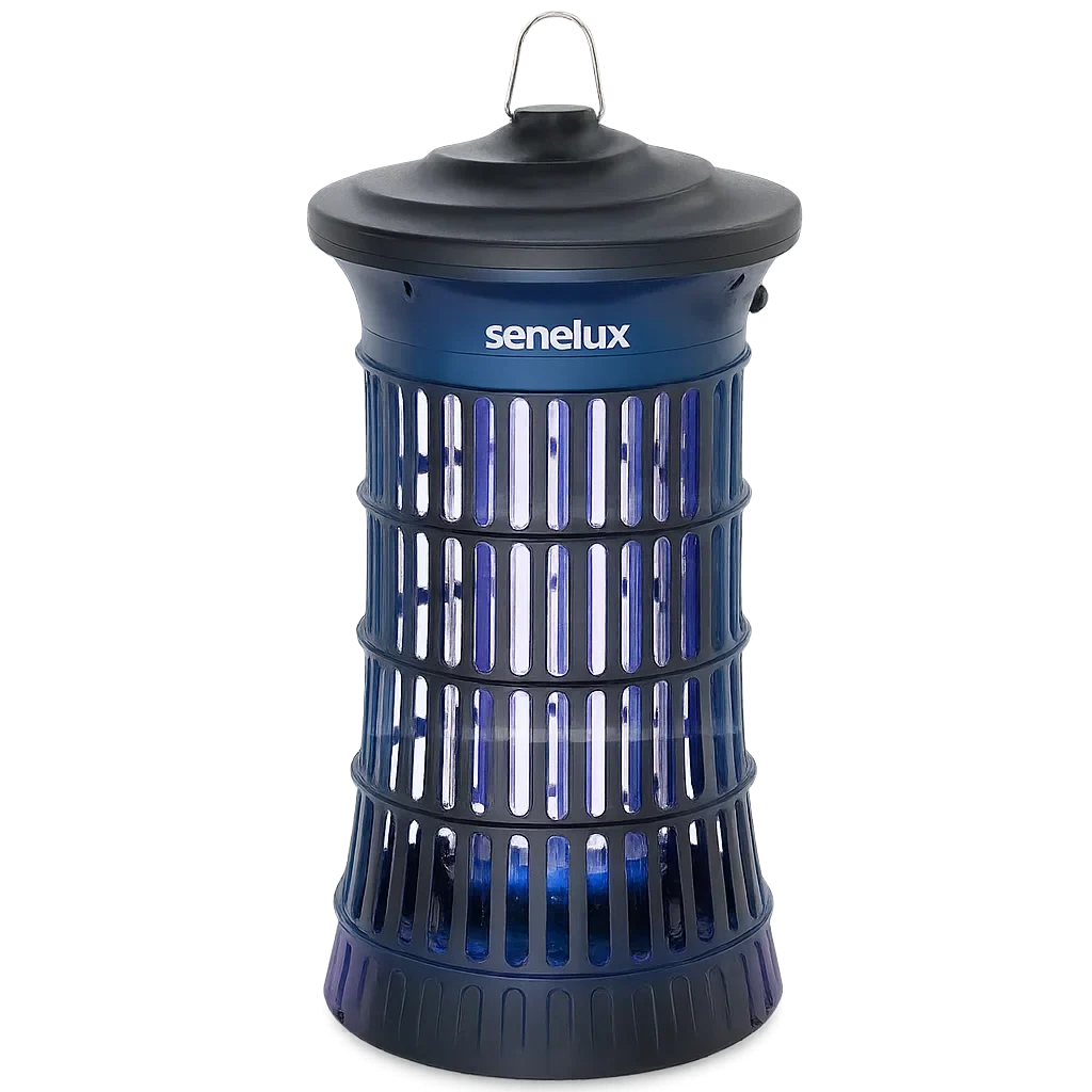 Senelux Mosquito Killer Lamp 4500V Fly Zapper 20W Insect Mosquito Trap with UV Light Bug Zapper 100m³ Coverage for Indoor Garden Outdoor