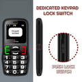 Returned Resale - TTfone TT220 Big Button Mobile with Dock Charger, Giffgaff Pay As You Go