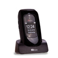 TTfone Lunar TT750 Black Flip Big Button Easy Menu Mobile with EE Pay As You Go SIM