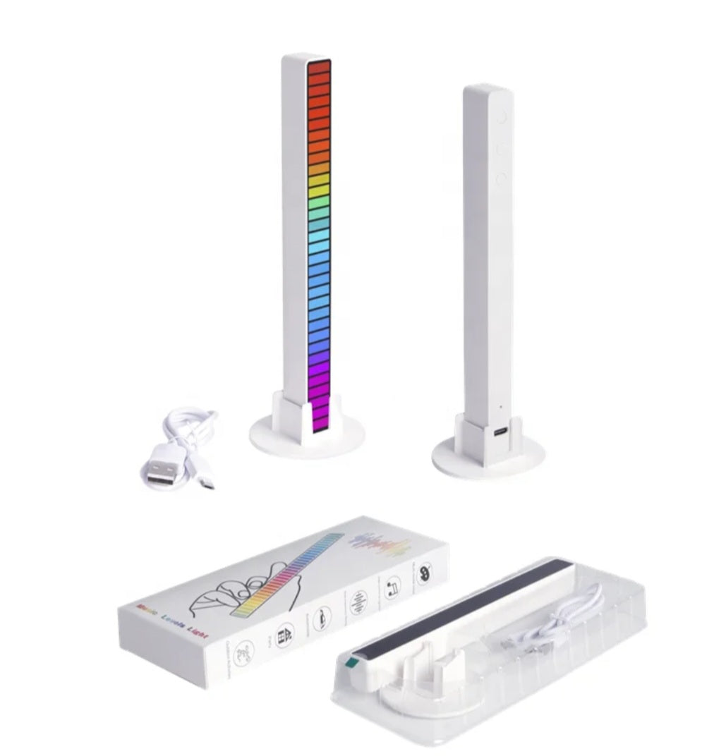 Wireless RGB LED Music Level Light - Voice Activated