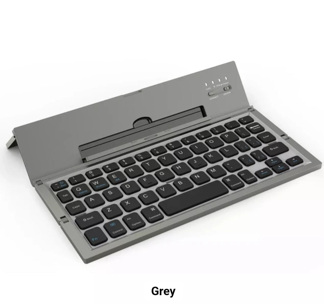 Foldable Bluetooth Keyboard - Portable Wireless Keyboard for iPad iPhone Tablets