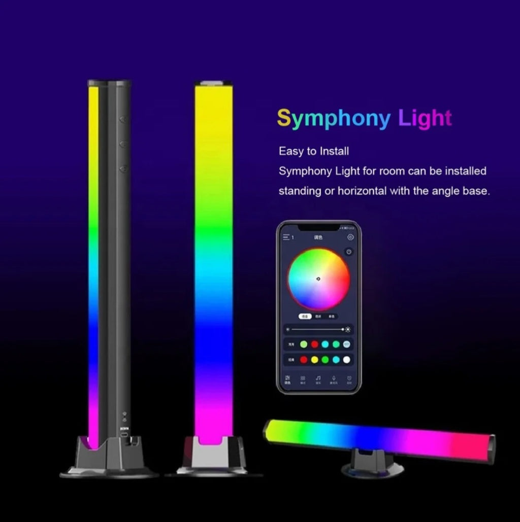 Wireless RGB LED Music Level Light - Voice Activated
