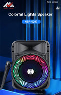 LED Music Speaker System - Bluetooth with Colorful Light Show