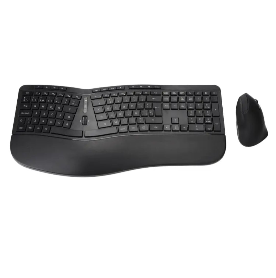 87-Key RGB Rechargeable Wireless Ergonomic Gaming Set Keyboard Combo